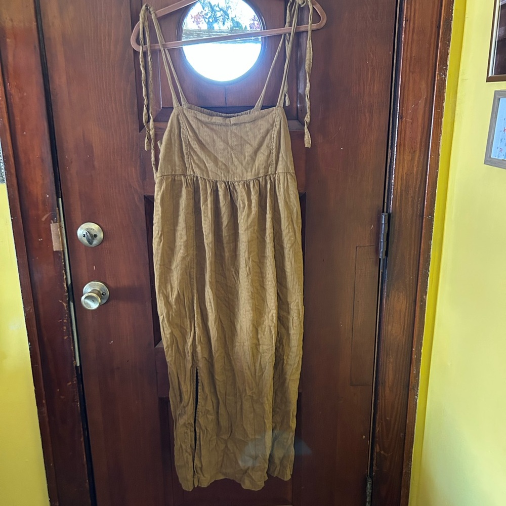 Old Navy Tan Textured Dress